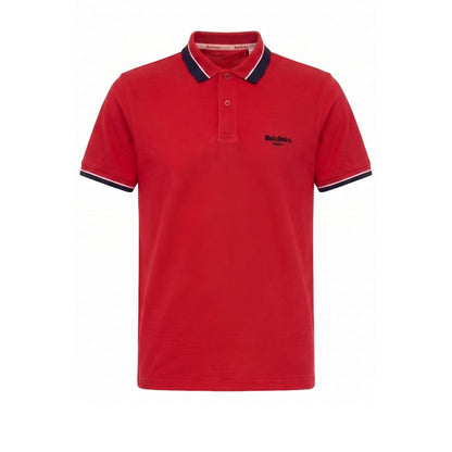 Baldinini Trend Red Cotton Men Polo-Shirt