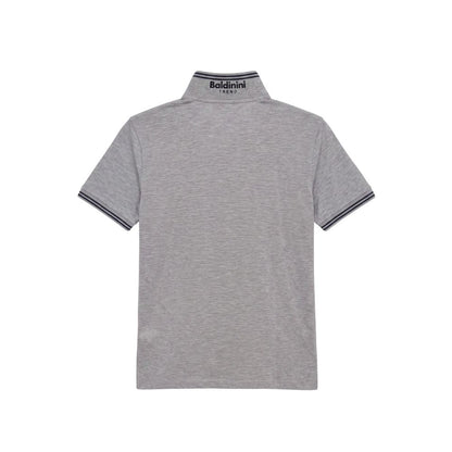Baldinini Trend Grey Cotton Men's Polo-Shirt