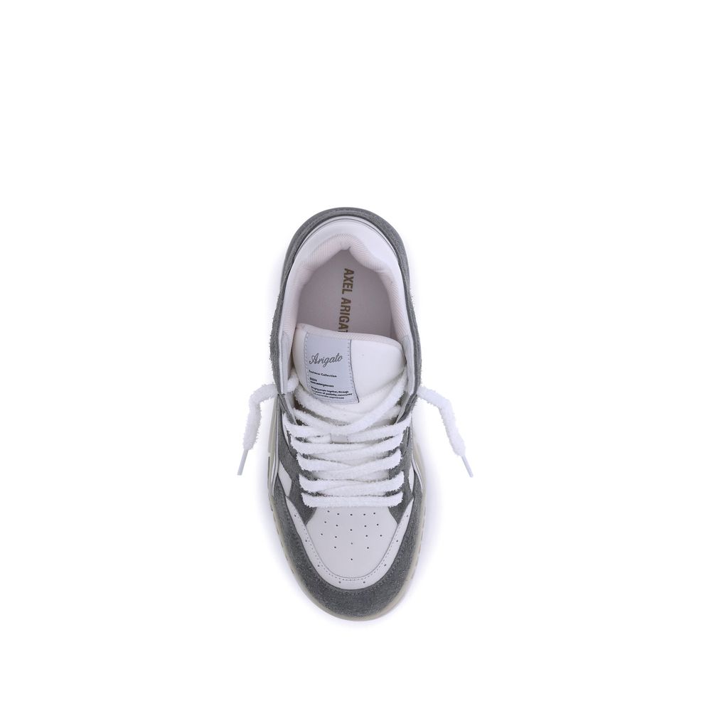 Axel Arigato Gray Calf Leather Bos Taurus Athletic Sneakers