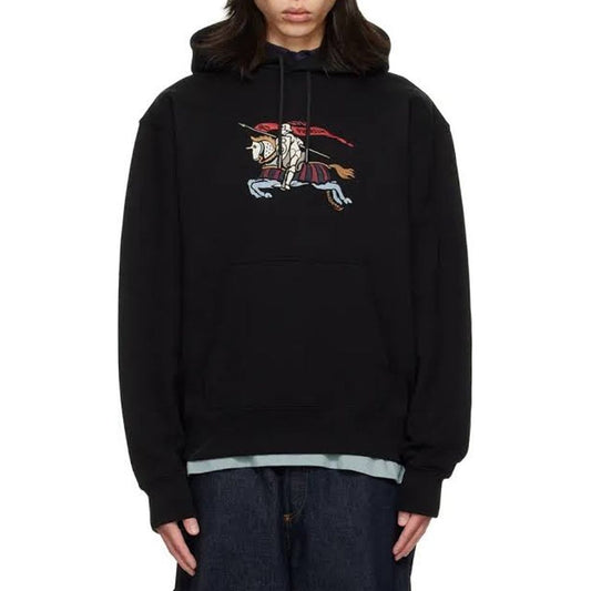 Burberry Black Cotton Hoodie