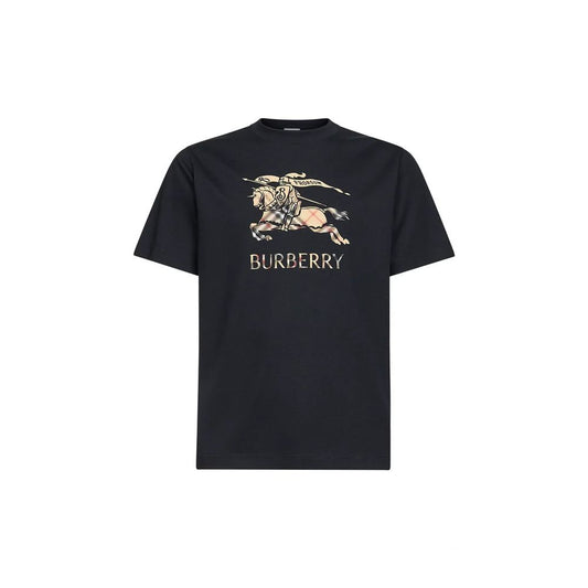 Burberry Black Cotton T-Shirt