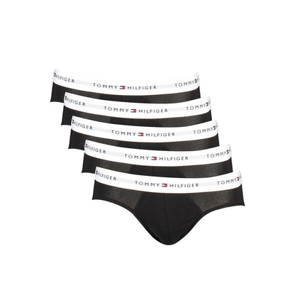 Tommy Hilfiger Black Cotton Men's Briefs