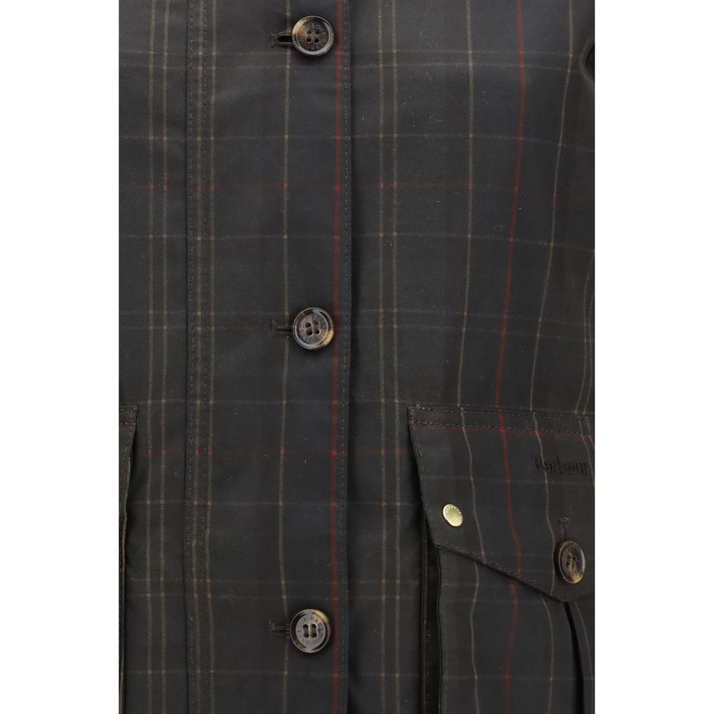Barbour Bicolor Baumwolljacke in voller Länge