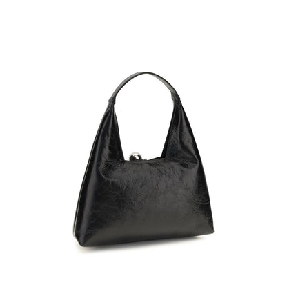 Marni Black Calf Leather Bos Taurus Shoulder Bag