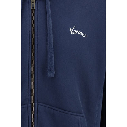 Kenzo Blue Cotton Sweatshirt