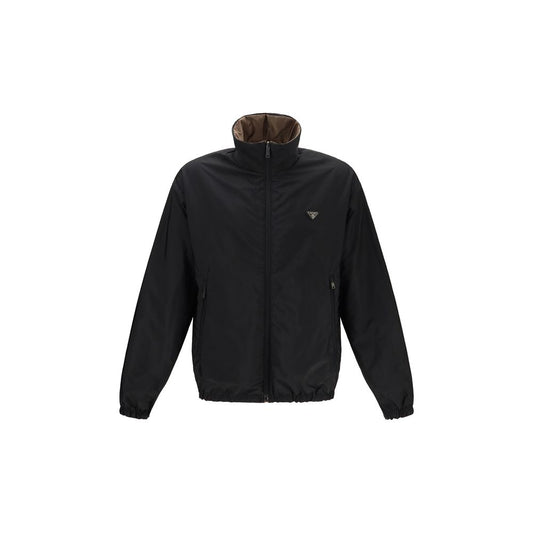 Prada Multicolor Recycled Polyamide Full-Length Jacket