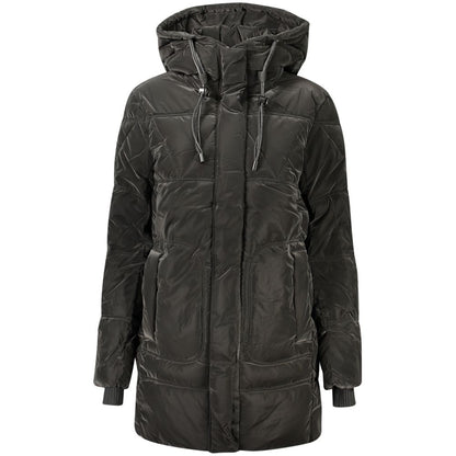 Desigual Black Polyurethane Women's Jacket