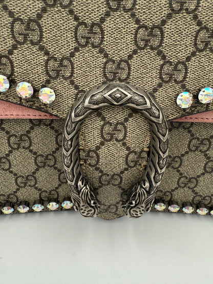 Gucci GUCCI DIONYSUS GG Supreme with Diamonds Handbag