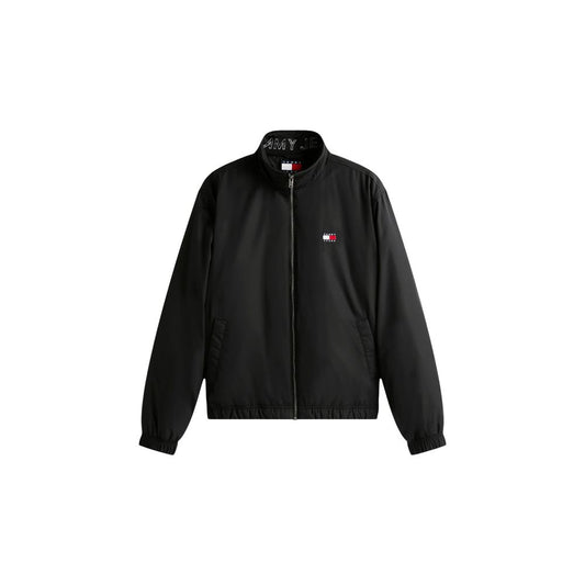 Tommy Hilfiger Jeans Black Recycled Polyester Bomber