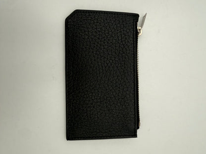 Saint Laurent SAINT LAURENT Zip in Deerskin Cardholder