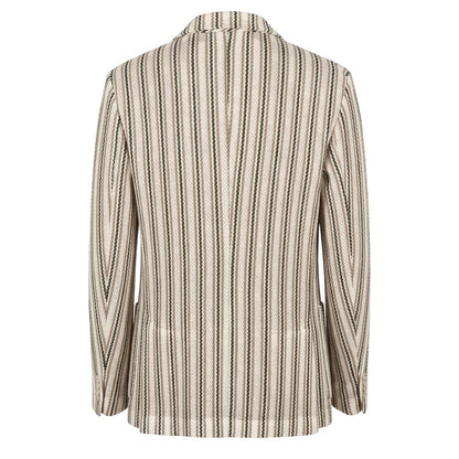 Roberto Pepe Luxury Beige Cotton Men Jacket