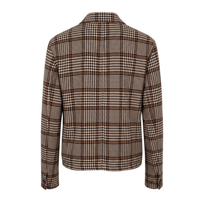 Roberto Pepe Luxury Black Viscose Men Jacket