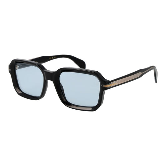 David Beckham Schwarze Azetat-Sonnenbrille