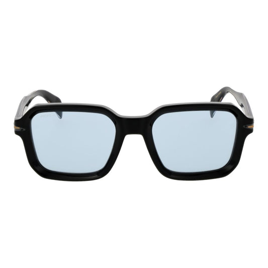 David Beckham Schwarze Azetat-Sonnenbrille