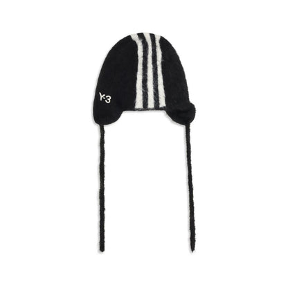 Y-3 Black Polyamide Beanie