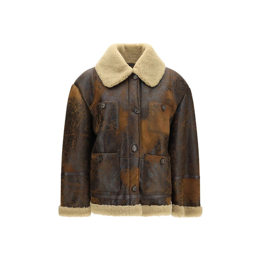 Valstar Lammlederjacke Ovis Aries Braun