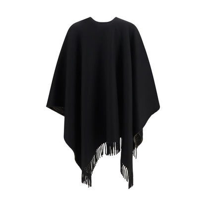 Fendi Black Wool Oves Aries Scarf