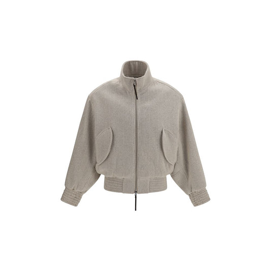 Jacquemus Beige Wool Oves Aries Bomber