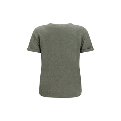 Brunello Cucinelli Bicolor Nylon T-Shirt