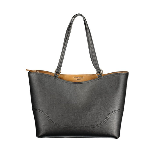 Twinset Schwarze Damenhandtasche aus Polyurethan