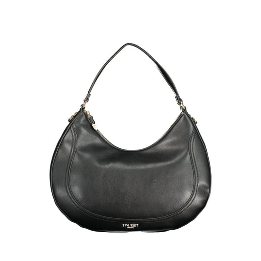 Damen-Tasche aus schwarzem Polyurethan von Twinset