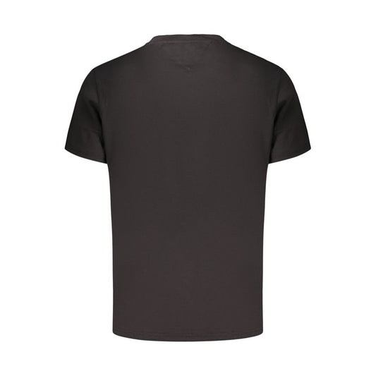 Tommy Hilfiger Black Cotton Men's T-Shirt