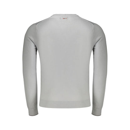Napapijri Gray Wool Men's Sweater