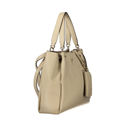 Guess Jeans Beige Polyethylene Handbag