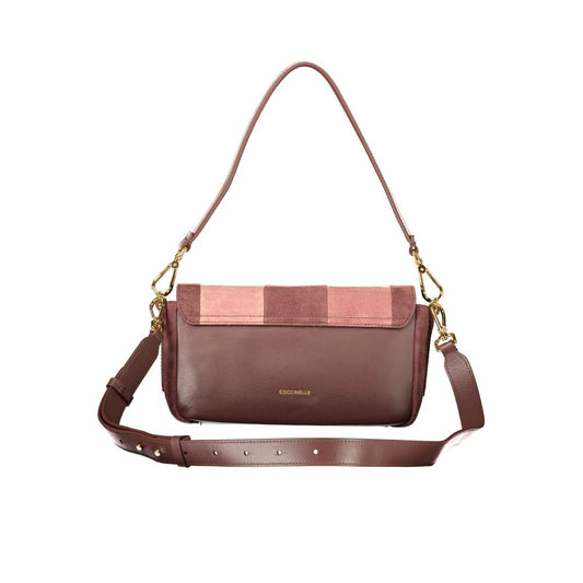 Coccinelle Damen Handtasche aus rosafarbenem Leder