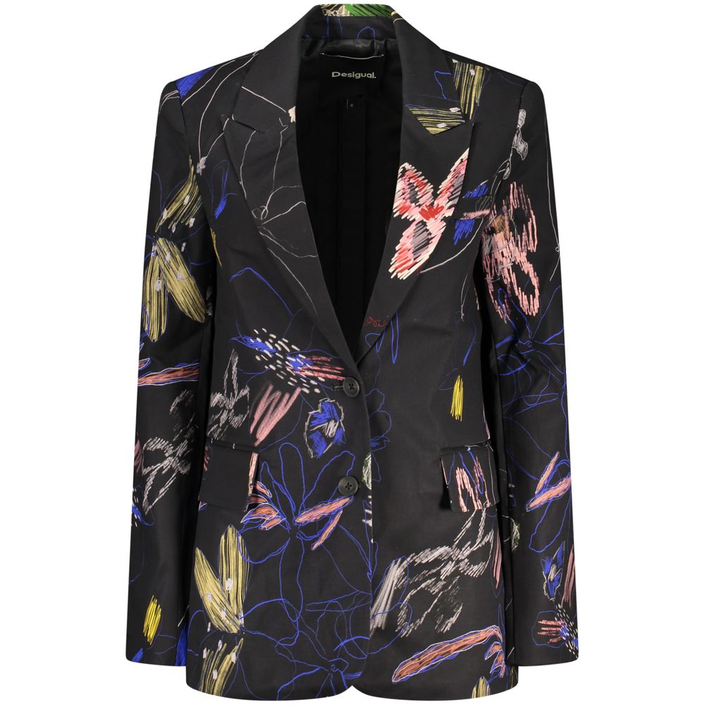 Schwarze Damenjacke aus Baumwolle von Desigual
