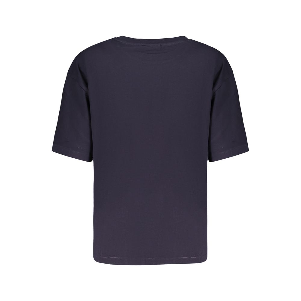 Desigual Damen-T-Shirt aus blauer Baumwolle