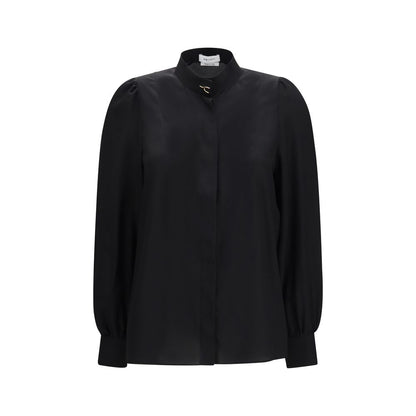 Alexander McQueen Black Silk Blouse