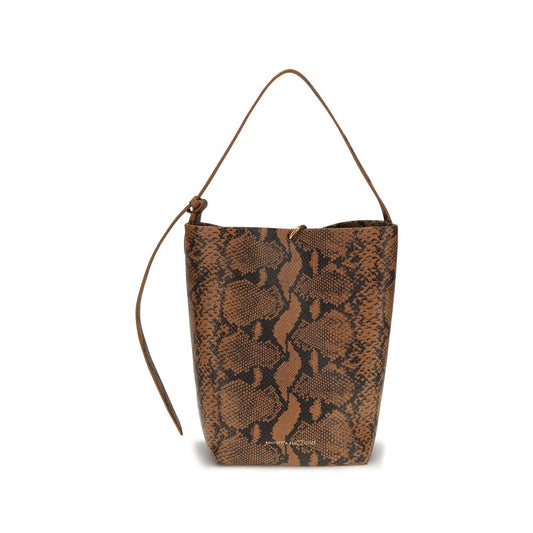 Benedetta Bruzziches Beuteltasche aus braunem Kalbsleder (Bos Taurus)