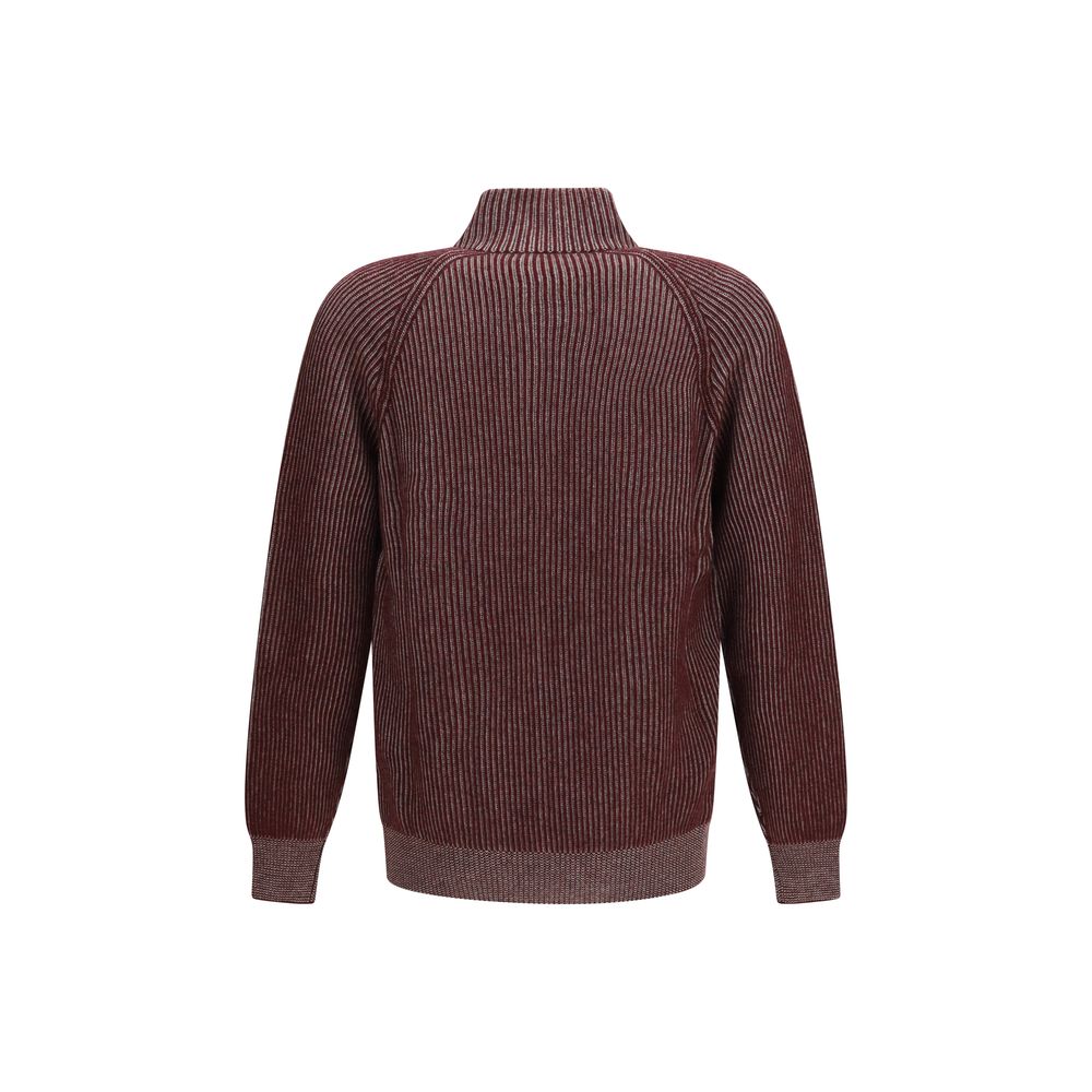 Brunello Cucinelli Bordeaux Kaschmircardigan