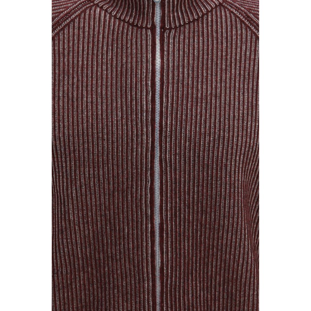 Brunello Cucinelli Bordeaux Kaschmircardigan