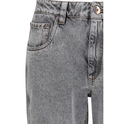 Brunello Cucinelli Gray Cotton Straight-Leg Jeans