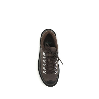 Diemme Brown Calf Leather Bos Taurus Sneakers