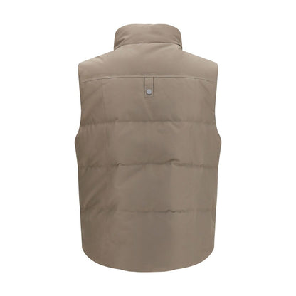 Moose Knuckles Beige Cotton Sleeveless Jacket