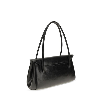 Marni Black Calf Leather Bos Taurus Shoulder Bag