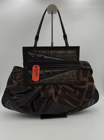 Fendi Multicolor Leather Handbag