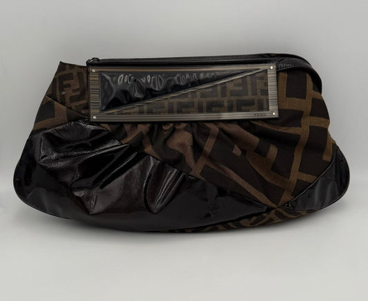 Fendi Mehrfarbige Handtasche aus Leder