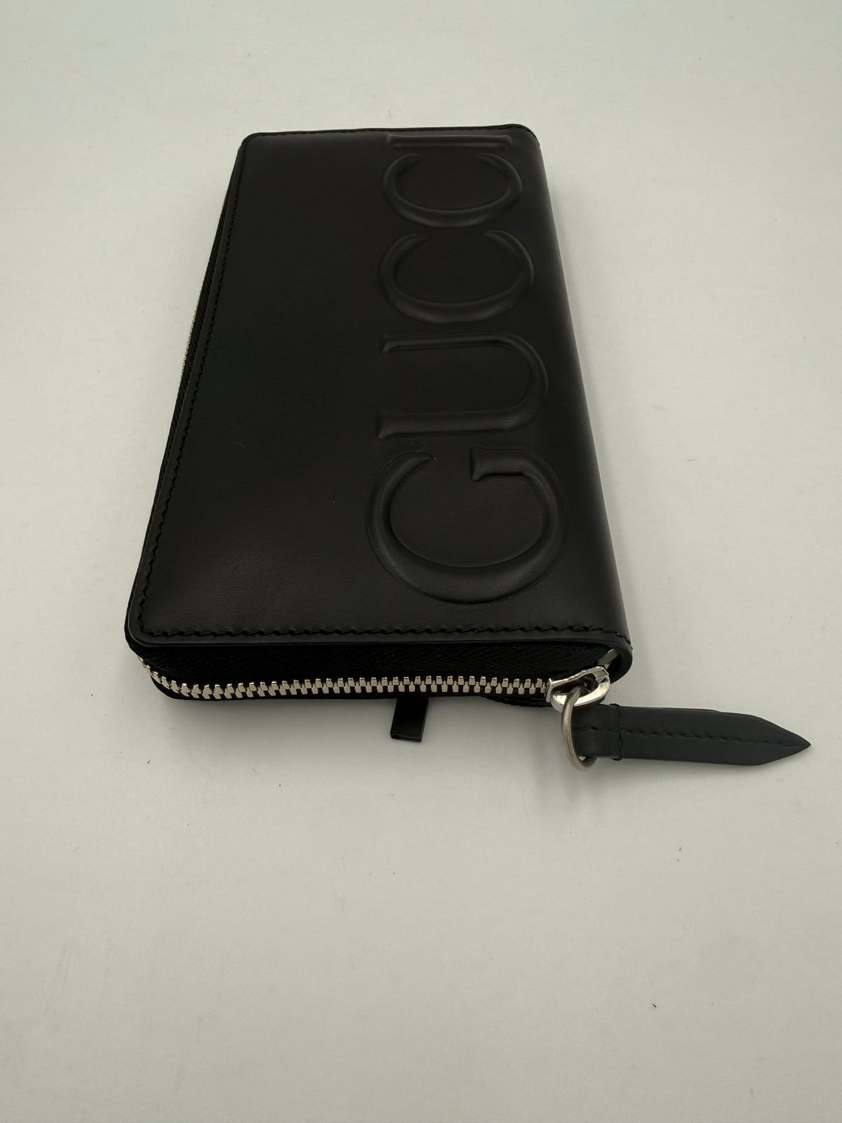 Gucci Geldbörse aus schwarzem Leder