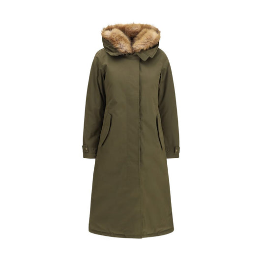 Woolrich Bicolor-Mantel aus Baumwolle
