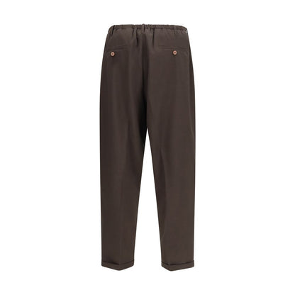Magliano Brown Polyester Casual Pants