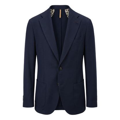 Roberto Pepe Luxury Blue Polyester Men Jacket