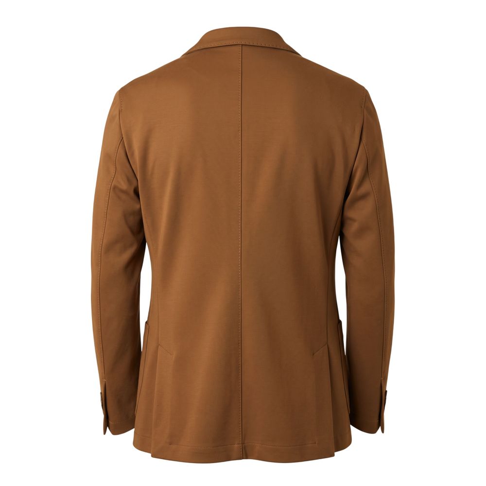 Roberto Pepe Luxury Brown Viscose Men Jacket
