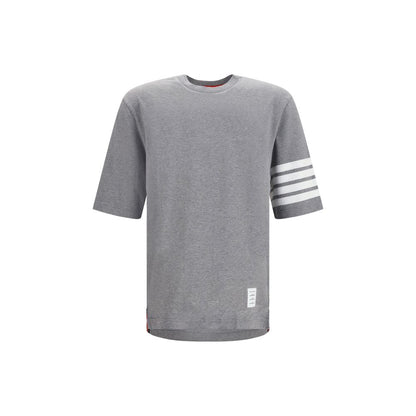 Thom Browne Gray Cotton T-Shirt