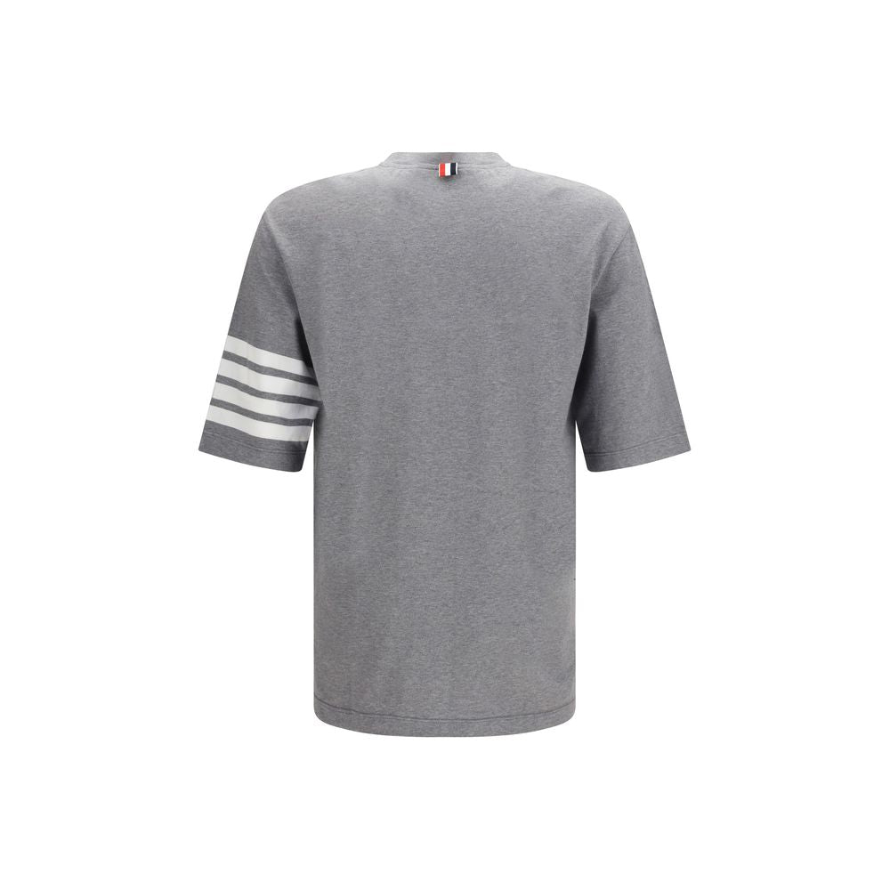 Thom Browne Gray Cotton T-Shirt