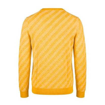 Malo Orange Linen Men Sweater