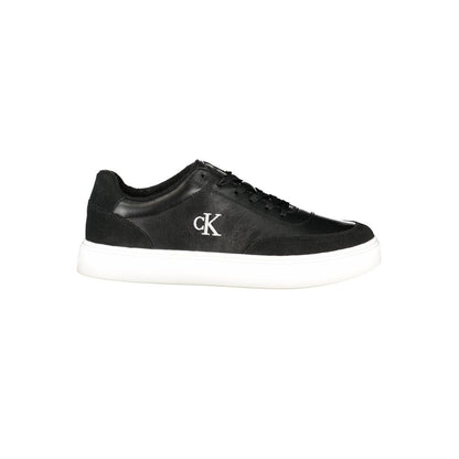 Calvin Klein Black Polyurethane Men's Sneaker